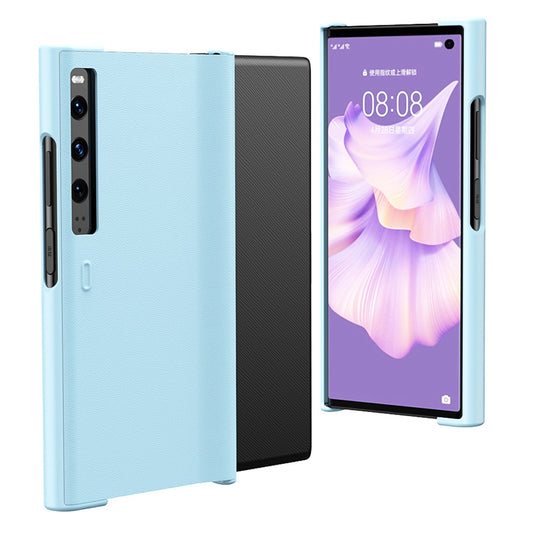 For Huawei Mate Xs 2 PU Leather Hard PC Shockproof Cover Stand Anti-Fall Folding Protective Phone Case