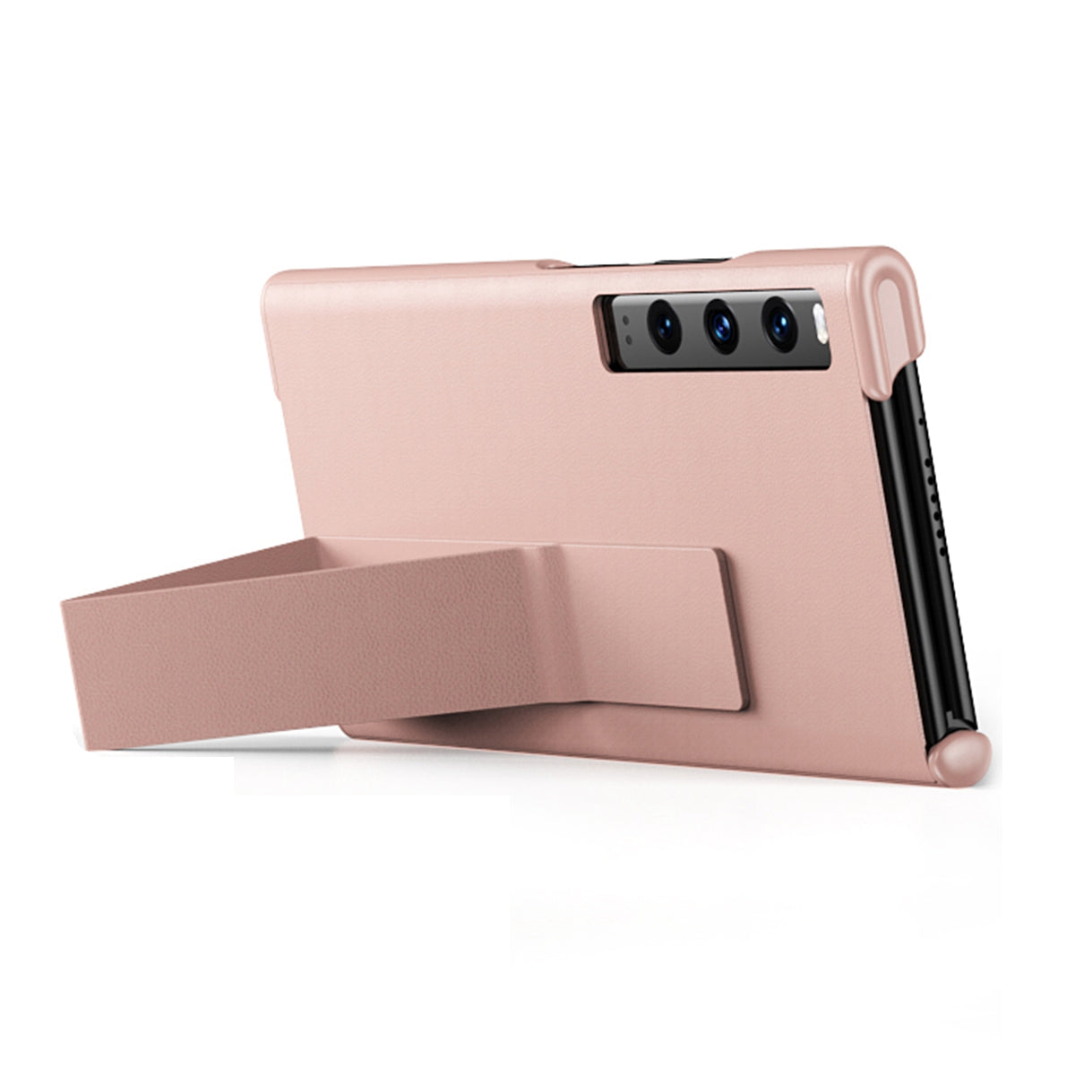For Huawei Mate Xs 2 PU Leather Case Stand Anti-Scratch Shockproof Kickstand Protective Cover