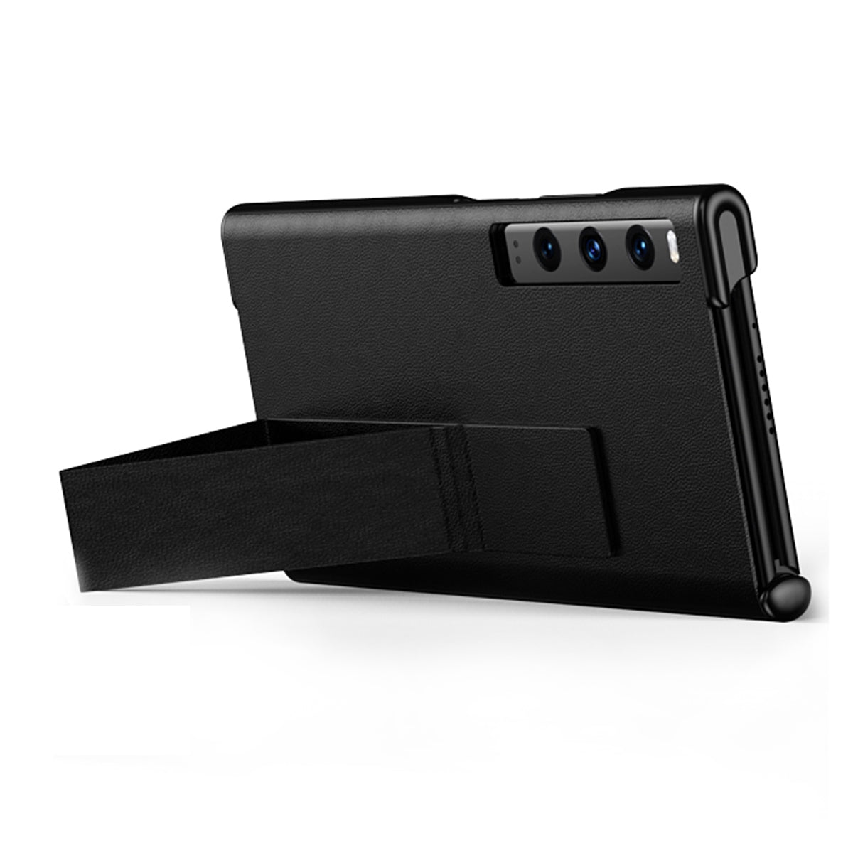 For Huawei Mate Xs 2 PU Leather Case Stand Anti-Scratch Shockproof Kickstand Protective Cover