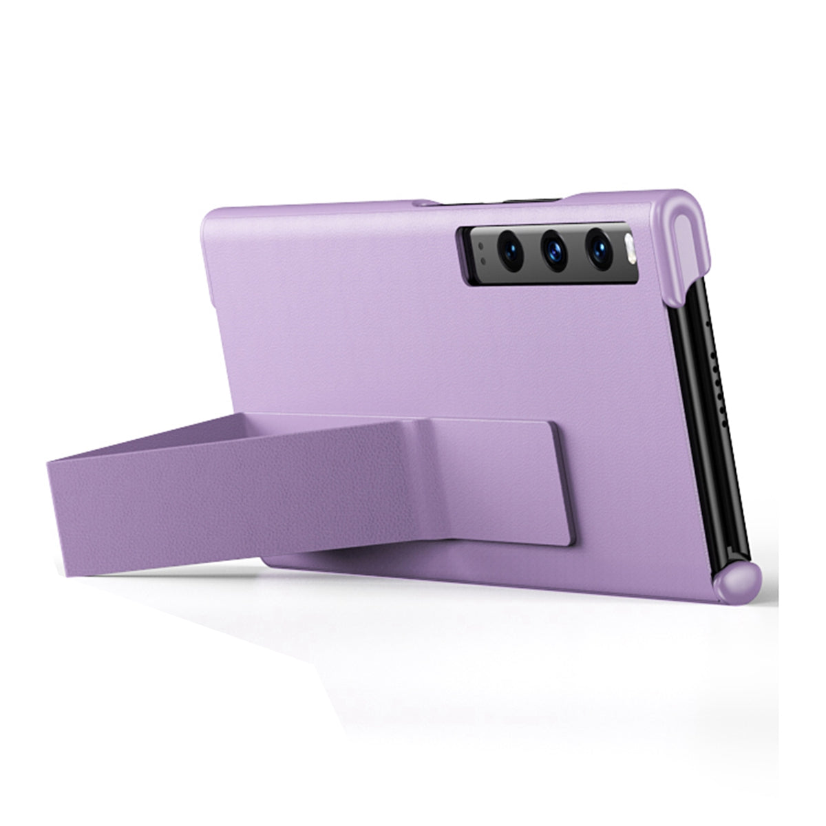 For Huawei Mate Xs 2 PU Leather Case Stand Anti-Scratch Shockproof Kickstand Protective Cover