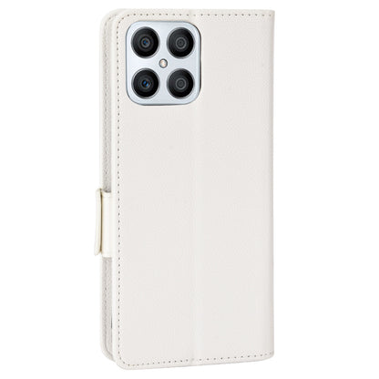 For Honor X8/X30i Litchi Texture Magnetic Folio Flip Protective Case Leather Stand Wallet Cell Phone Shell