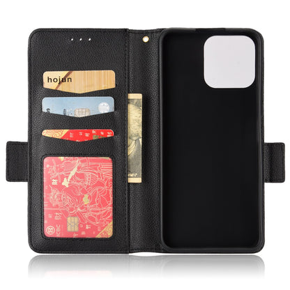 For Honor X8/X30i Litchi Texture Magnetic Folio Flip Protective Case Leather Stand Wallet Cell Phone Shell