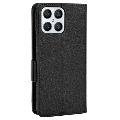 For Honor X8/X30i Litchi Texture Magnetic Folio Flip Protective Case Leather Stand Wallet Cell Phone Shell