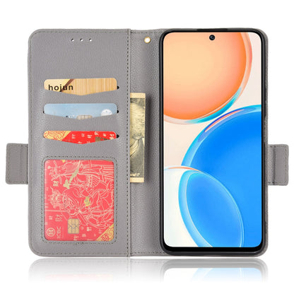 For Honor X8/X30i Litchi Texture Magnetic Folio Flip Protective Case Leather Stand Wallet Cell Phone Shell