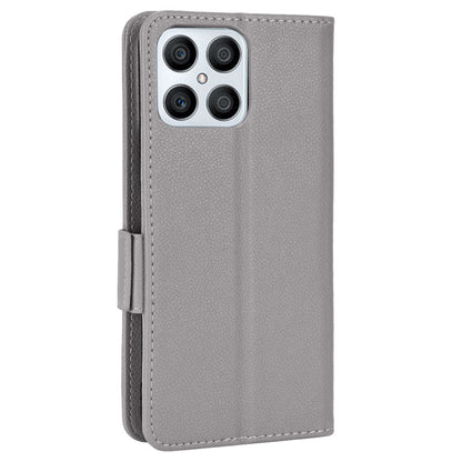 For Honor X8/X30i Litchi Texture Magnetic Folio Flip Protective Case Leather Stand Wallet Cell Phone Shell