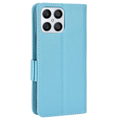 For Honor X8/X30i Litchi Texture Magnetic Folio Flip Protective Case Leather Stand Wallet Cell Phone Shell