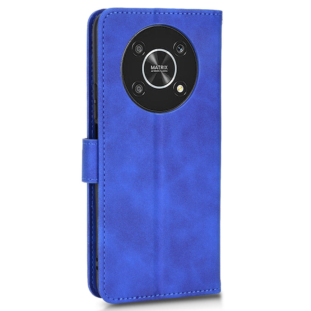 For Honor X9 5G/X30/Magic4 Lite 5G PU Leather Stand Flip Cover Skin-touch Feeling Shockproof TPU Inner Shell Wallet Phone Case