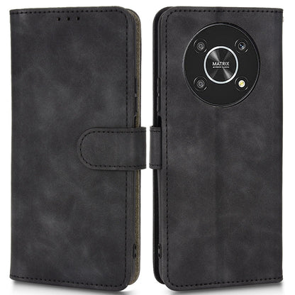 For Honor X9 5G/X30/Magic4 Lite 5G PU Leather Stand Flip Cover Skin-touch Feeling Shockproof TPU Inner Shell Wallet Phone Case