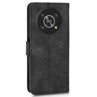 For Honor X9 5G/X30/Magic4 Lite 5G PU Leather Stand Flip Cover Skin-touch Feeling Shockproof TPU Inner Shell Wallet Phone Case