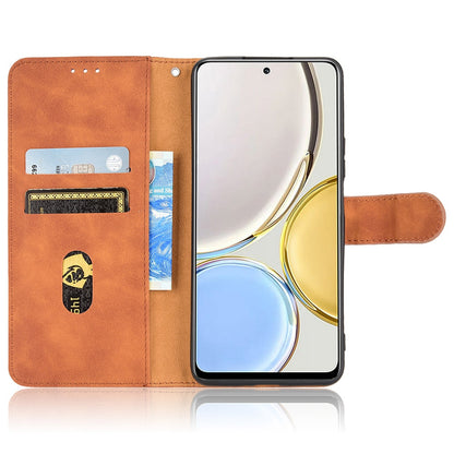 For Honor X9 5G/X30/Magic4 Lite 5G PU Leather Stand Flip Cover Skin-touch Feeling Shockproof TPU Inner Shell Wallet Phone Case