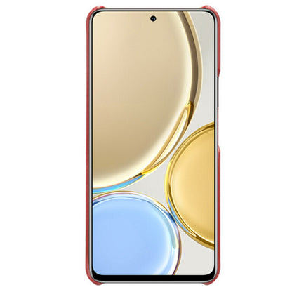 For Honor X30/Magic4 Lite 5G/X9 4G/5G Phone Case with Two Card Slots Wear-resistant PU Leather Coated Hard PC Protector Cover