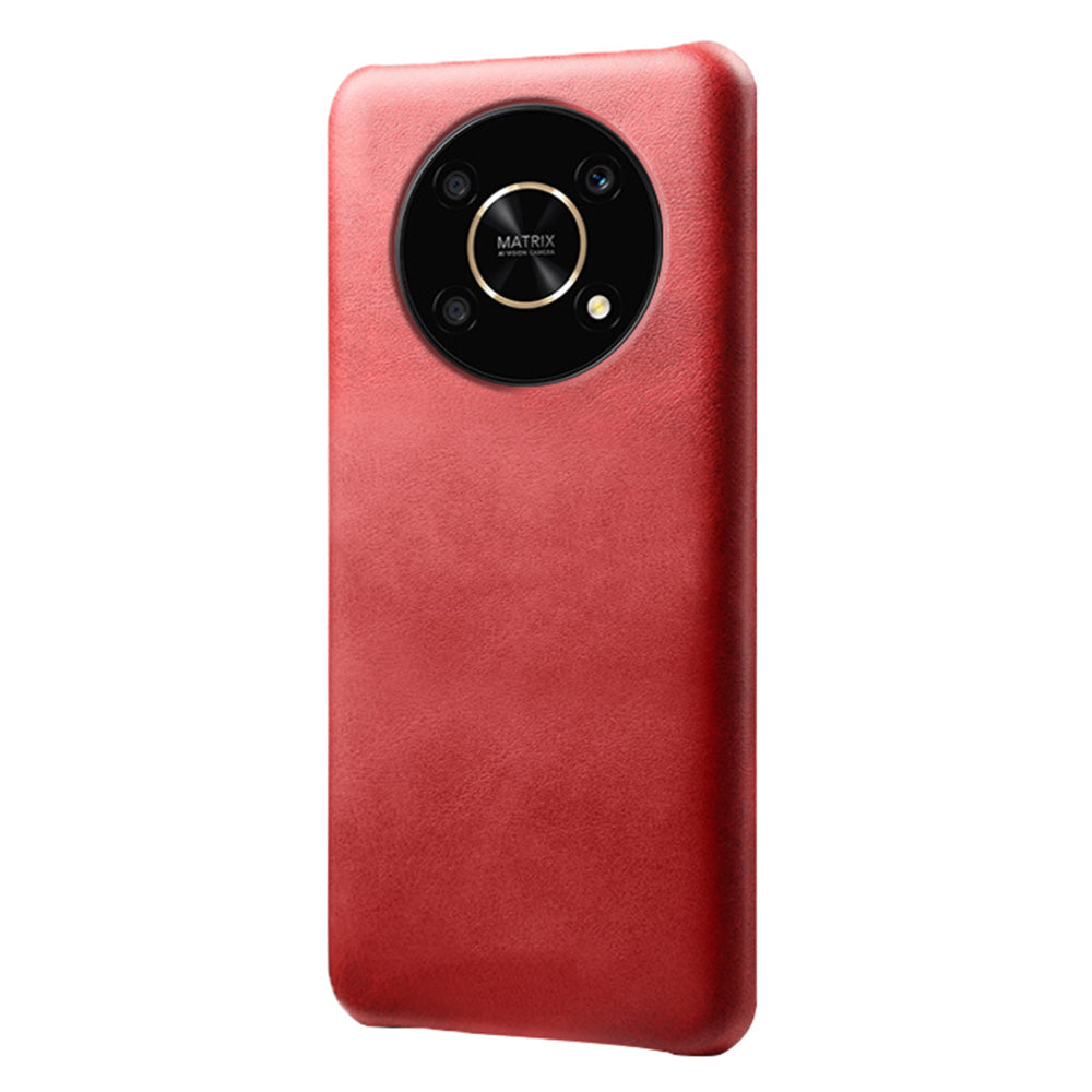 For Honor X30/Magic4 Lite 5G/X9 5G/X9 4G Slim Thin Phone Cover Scratch-resistant Textured PU Leather Coated PC Phone Case