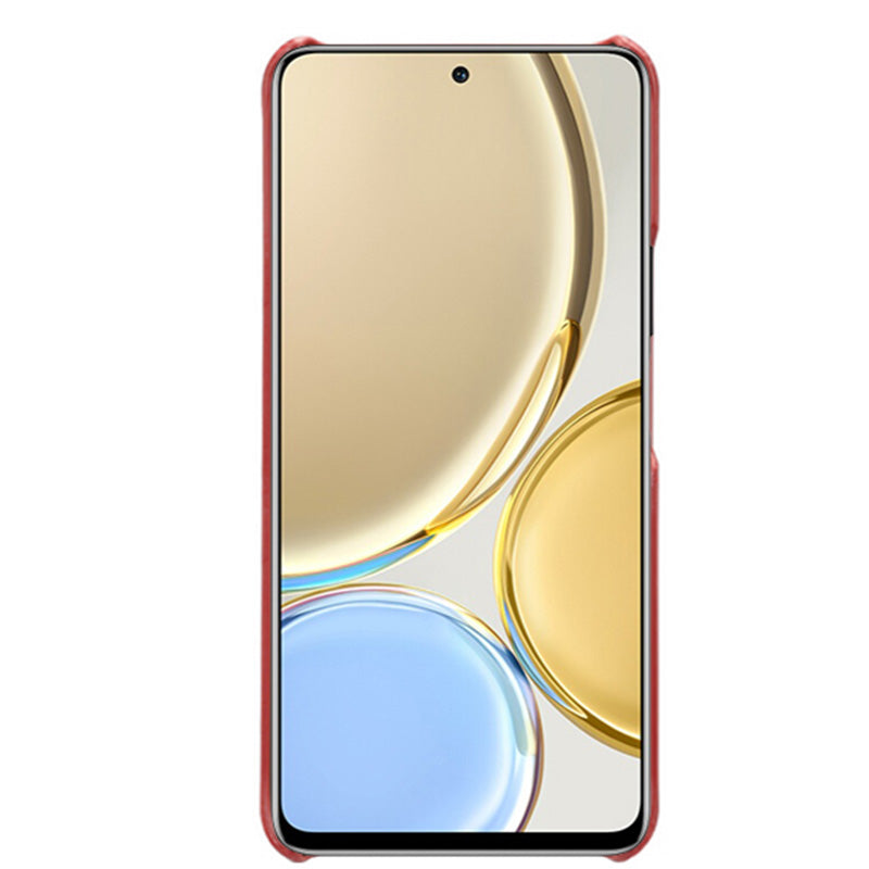 For Honor X30/Magic4 Lite 5G/X9 5G/X9 4G Slim Thin Phone Cover Scratch-resistant Textured PU Leather Coated PC Phone Case