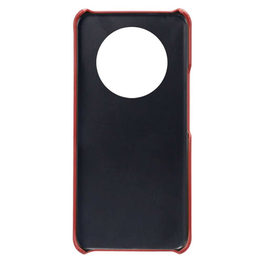 For Honor X30/Magic4 Lite 5G/X9 5G/X9 4G Slim Thin Phone Cover Scratch-resistant Textured PU Leather Coated PC Phone Case