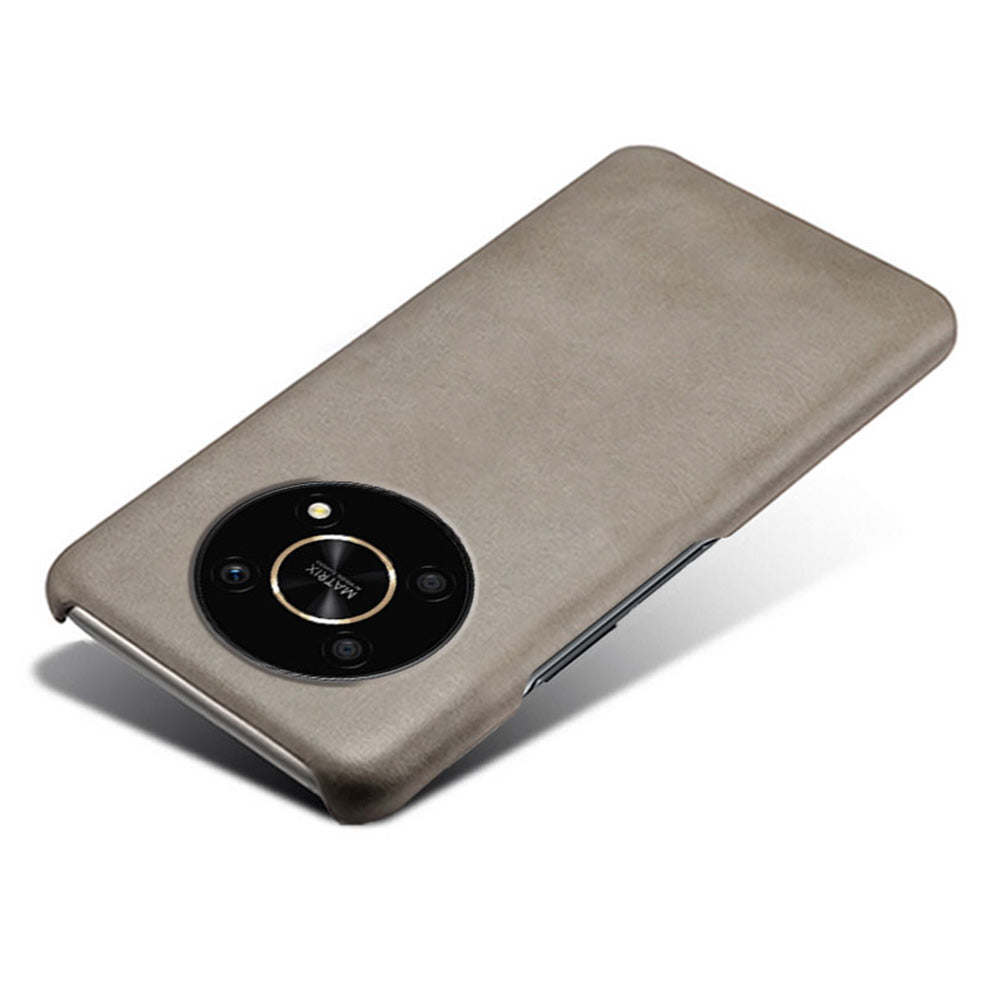 For Honor X30/Magic4 Lite 5G/X9 5G/X9 4G Slim Thin Phone Cover Scratch-resistant Textured PU Leather Coated PC Phone Case
