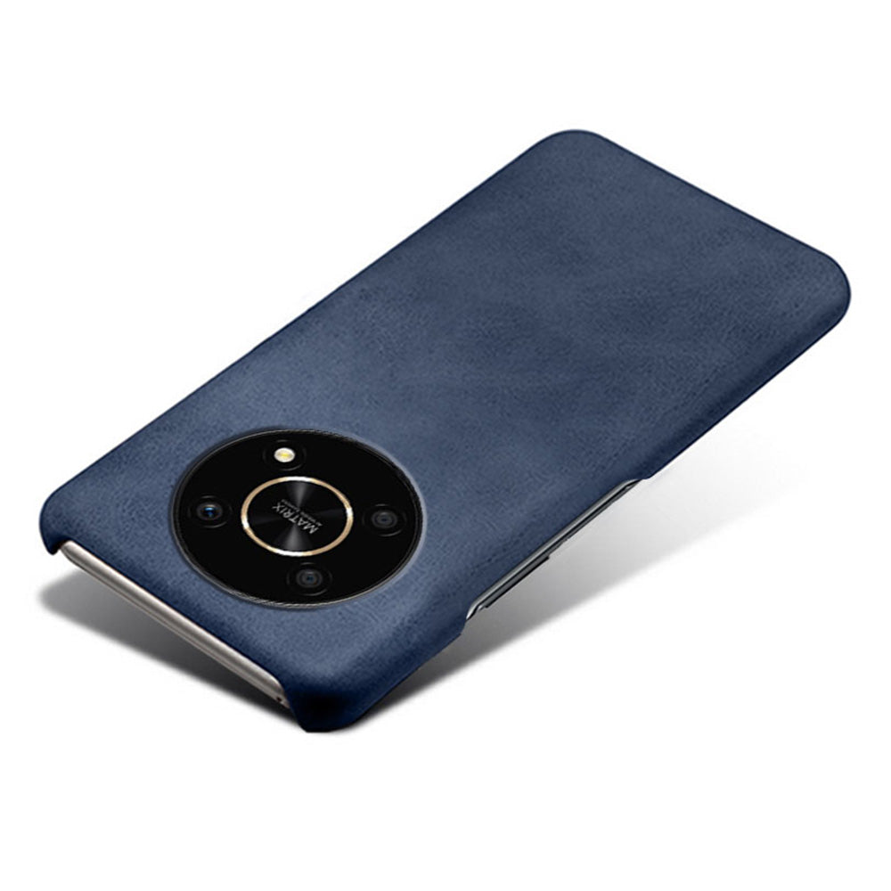 For Honor X30/Magic4 Lite 5G/X9 5G/X9 4G Slim Thin Phone Cover Scratch-resistant Textured PU Leather Coated PC Phone Case