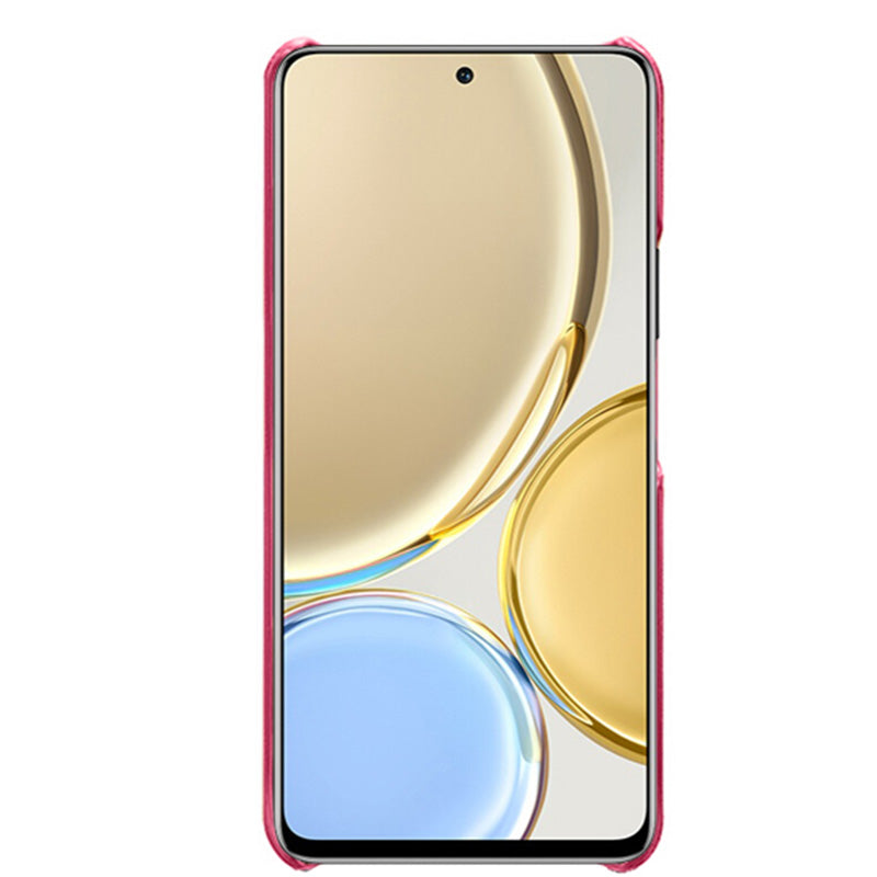 For Honor X30/Magic4 Lite 5G/X9 5G/X9 4G Slim Thin Phone Cover Scratch-resistant Textured PU Leather Coated PC Phone Case