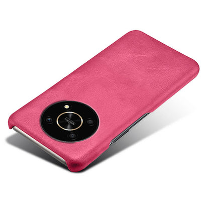 For Honor X30/Magic4 Lite 5G/X9 5G/X9 4G Slim Thin Phone Cover Scratch-resistant Textured PU Leather Coated PC Phone Case