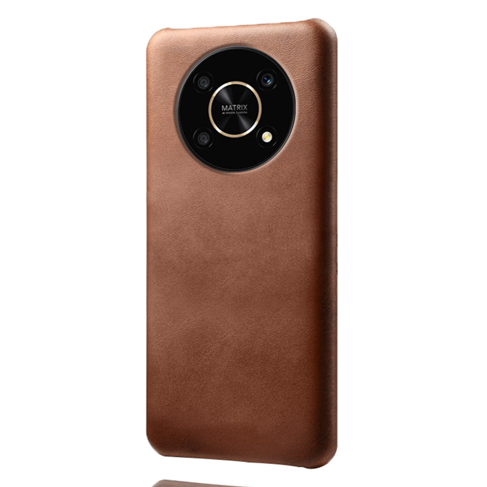 For Honor X30/Magic4 Lite 5G/X9 5G/X9 4G Slim Thin Phone Cover Scratch-resistant Textured PU Leather Coated PC Phone Case