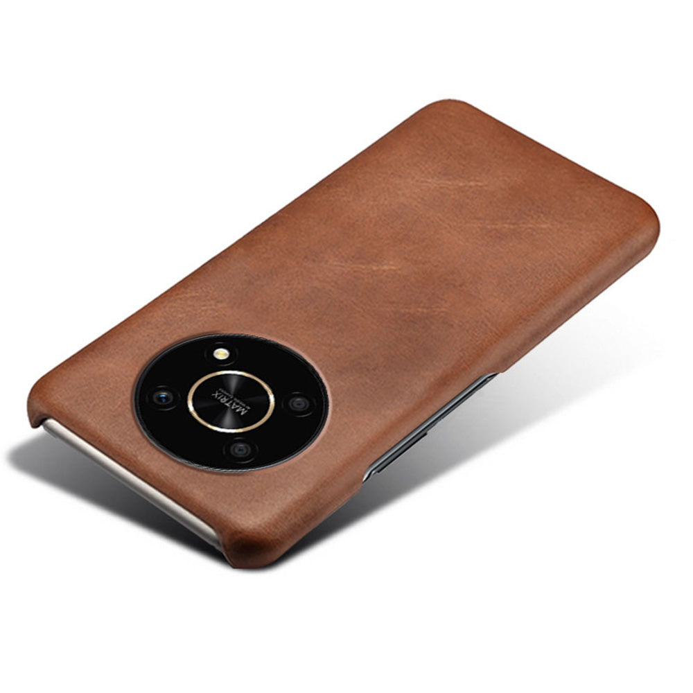 For Honor X30/Magic4 Lite 5G/X9 5G/X9 4G Slim Thin Phone Cover Scratch-resistant Textured PU Leather Coated PC Phone Case