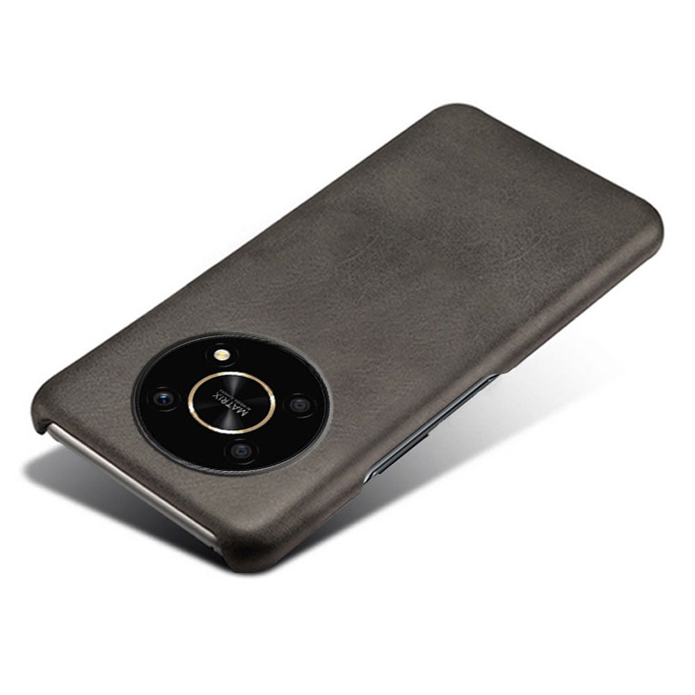 For Honor X30/Magic4 Lite 5G/X9 5G/X9 4G Slim Thin Phone Cover Scratch-resistant Textured PU Leather Coated PC Phone Case