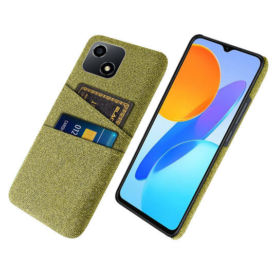 For Honor Play 30 5G Anti-scratch Phone Case Cloth Texture Shockproof Dual Card Slots PC Protective Cover