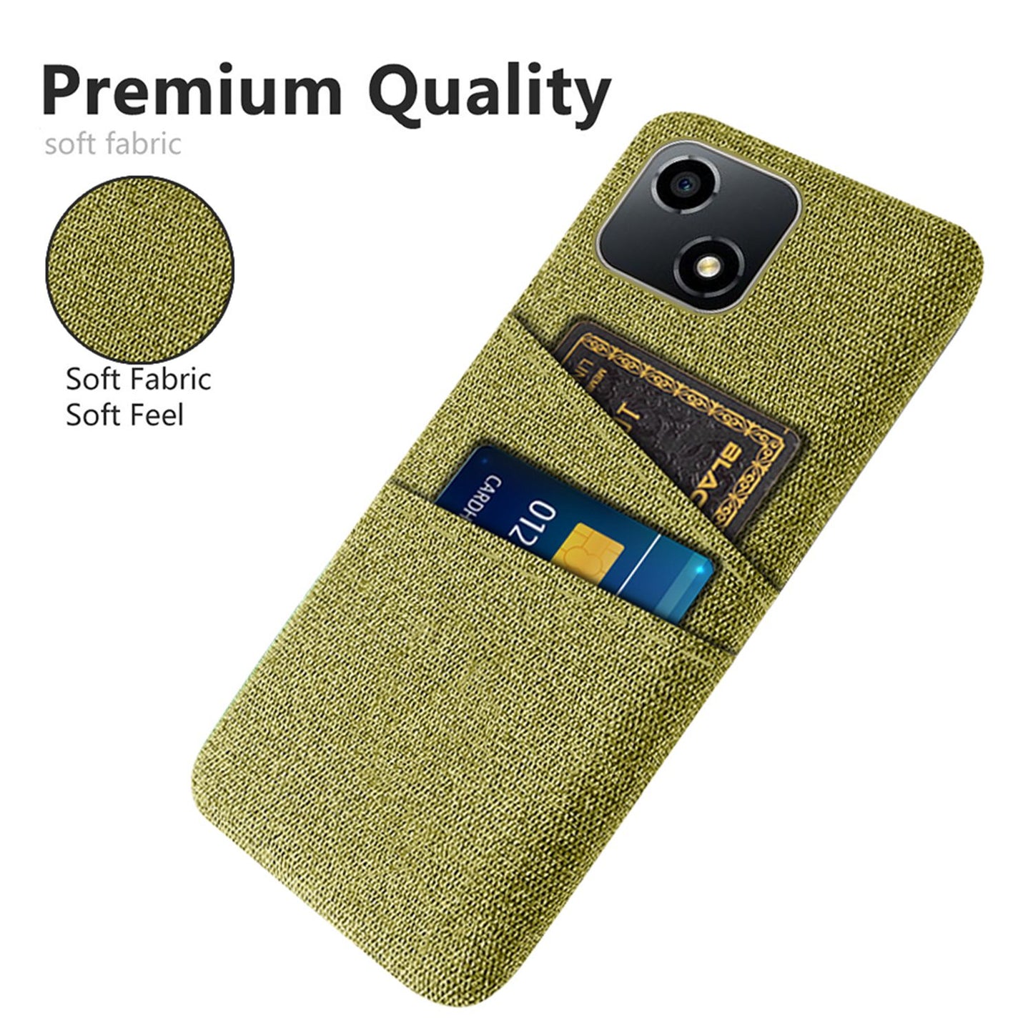For Honor Play 30 5G Anti-scratch Phone Case Cloth Texture Shockproof Dual Card Slots PC Protective Cover