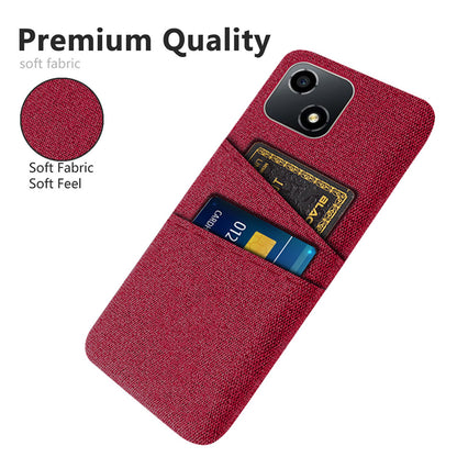 For Honor Play 30 5G Anti-scratch Phone Case Cloth Texture Shockproof Dual Card Slots PC Protective Cover