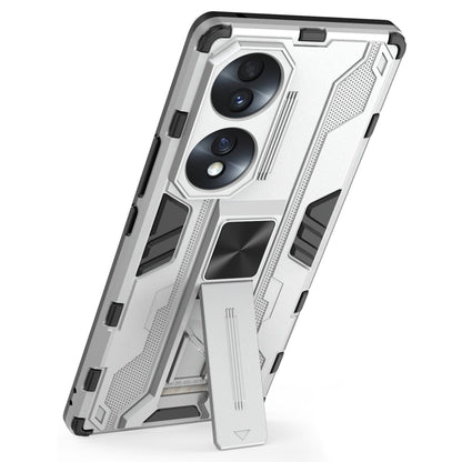 For Honor 70 5G Phone Case Kickstand Hard PC Soft TPU Dual Layer Anti-Slip Rugged Protective Cover