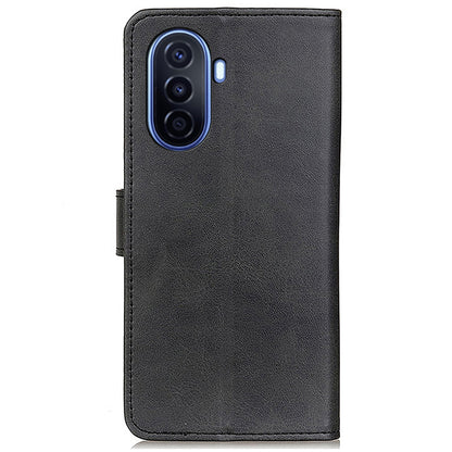 For Huawei nova Y70 Plus/Y70 4G Shockproof PU Leather Stand Phone Case Full Coverage Wallet Protective Cover