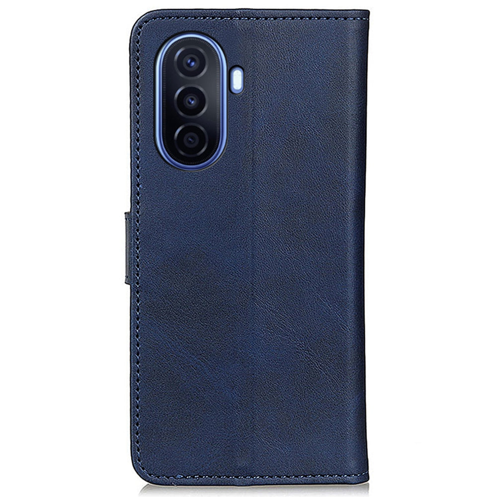 For Huawei nova Y70 Plus/Y70 4G Shockproof PU Leather Stand Phone Case Full Coverage Wallet Protective Cover