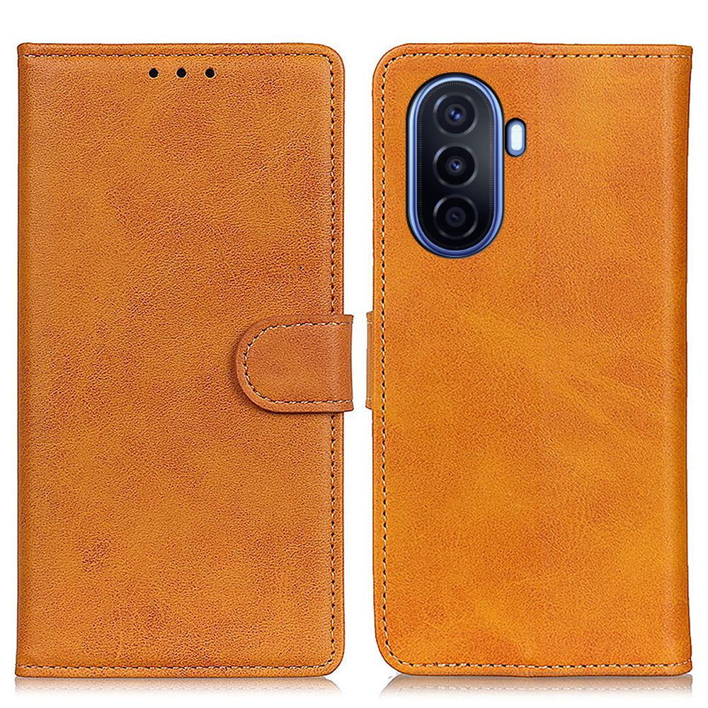 For Huawei nova Y70 Plus/Y70 4G Shockproof PU Leather Stand Phone Case Full Coverage Wallet Protective Cover