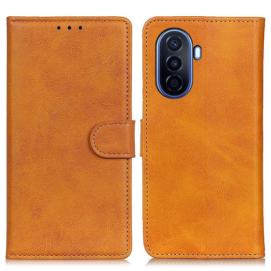 For Huawei nova Y70 Plus/Y70 4G Shockproof PU Leather Stand Phone Case Full Coverage Wallet Protective Cover