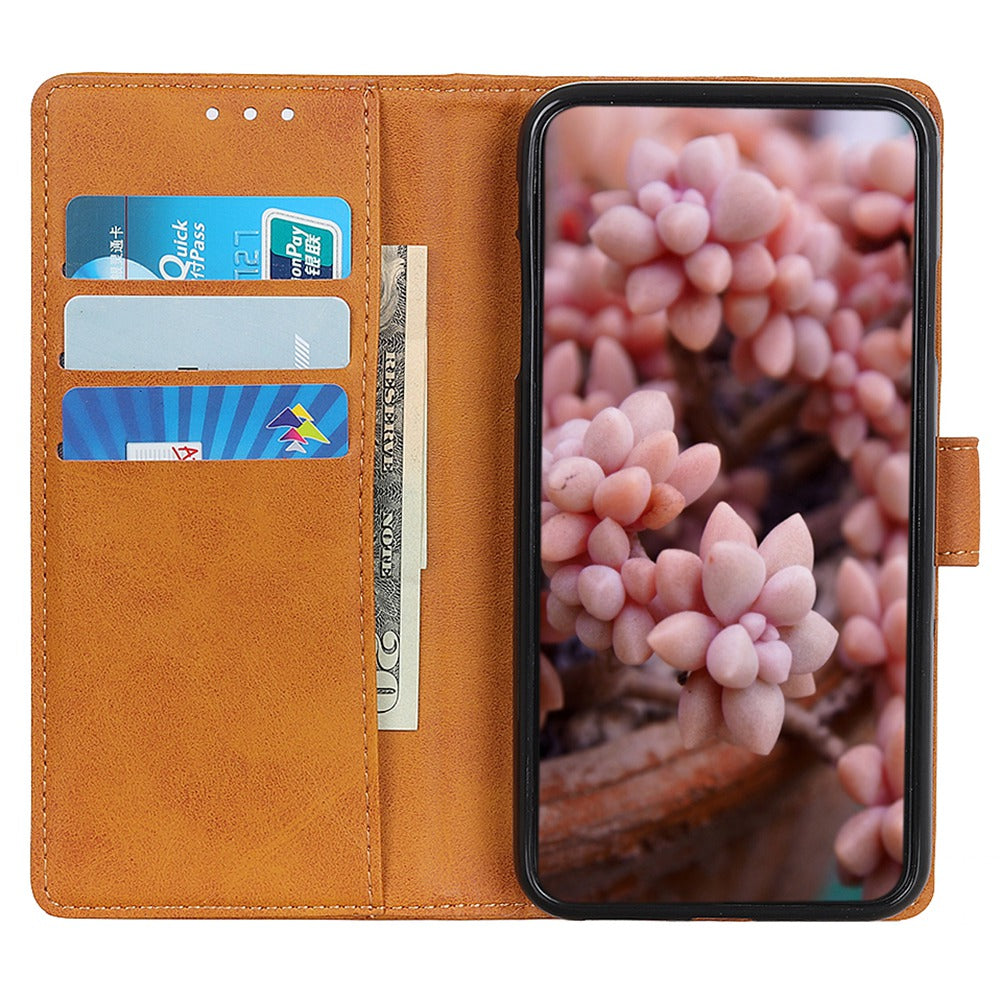 For Huawei nova Y70 Plus/Y70 4G Shockproof PU Leather Stand Phone Case Full Coverage Wallet Protective Cover