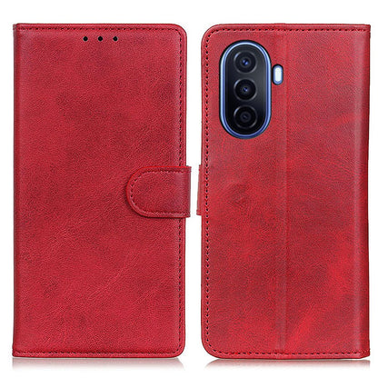 For Huawei nova Y70 Plus/Y70 4G Shockproof PU Leather Stand Phone Case Full Coverage Wallet Protective Cover