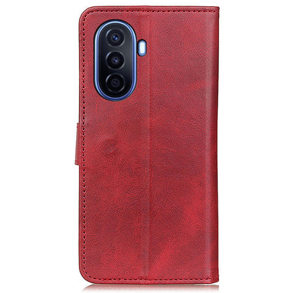 For Huawei nova Y70 Plus/Y70 4G Shockproof PU Leather Stand Phone Case Full Coverage Wallet Protective Cover