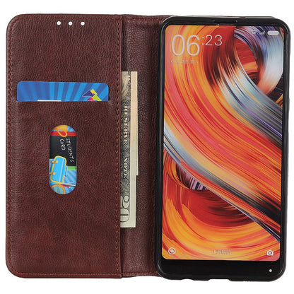 For Huawei nova Y70 4G/Y70 Plus 4G Litchi Texture Wallet Flip Cover Split Leather Stand Magnetic Closure Shockproof Folio Case
