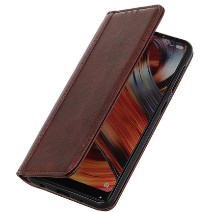 For Huawei nova Y70 4G/Y70 Plus 4G Litchi Texture Wallet Flip Cover Split Leather Stand Magnetic Closure Shockproof Folio Case