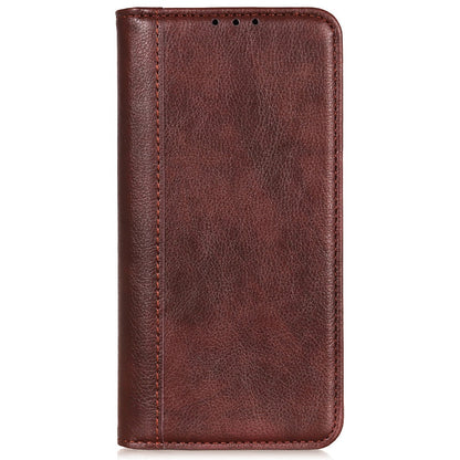 For Huawei nova Y70 4G/Y70 Plus 4G Litchi Texture Wallet Flip Cover Split Leather Stand Magnetic Closure Shockproof Folio Case
