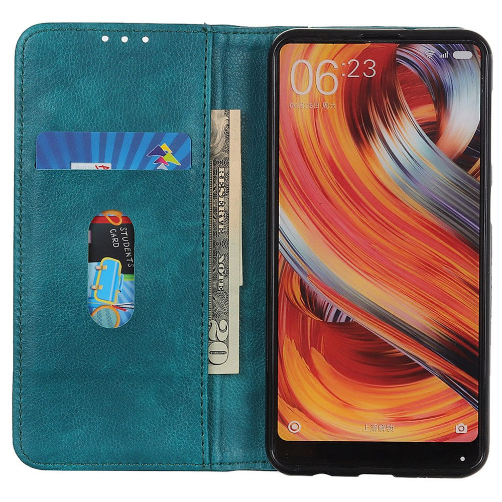 For Huawei nova Y70 4G/Y70 Plus 4G Litchi Texture Wallet Flip Cover Split Leather Stand Magnetic Closure Shockproof Folio Case