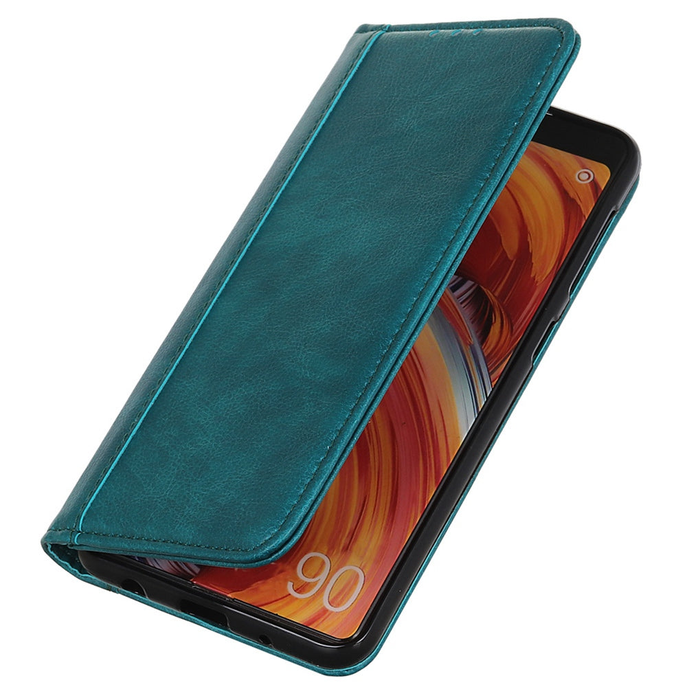For Huawei nova Y70 4G/Y70 Plus 4G Litchi Texture Wallet Flip Cover Split Leather Stand Magnetic Closure Shockproof Folio Case