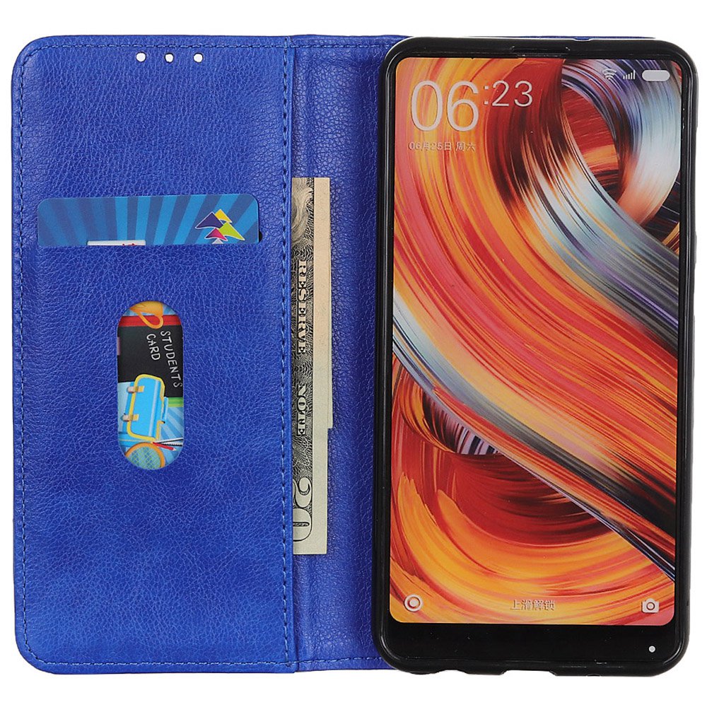 For Huawei nova Y70 4G/Y70 Plus 4G Litchi Texture Wallet Flip Cover Split Leather Stand Magnetic Closure Shockproof Folio Case