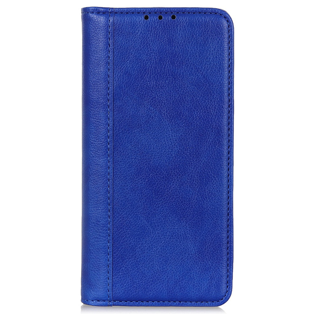 For Huawei nova Y70 4G/Y70 Plus 4G Litchi Texture Wallet Flip Cover Split Leather Stand Magnetic Closure Shockproof Folio Case