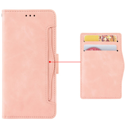 For Huawei nova Y70 4G/nova Y70 Plus 4G Anti-wear PU Leather Case Wallet Stand Anti-shock Phone Cover with Multiple Card Slots
