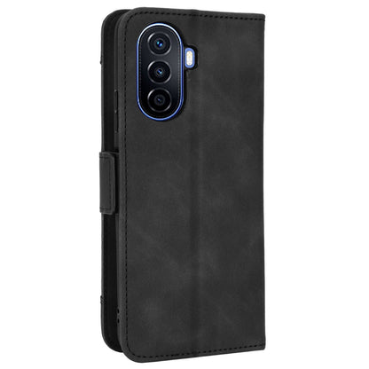 For Huawei nova Y70 4G/nova Y70 Plus 4G Anti-wear PU Leather Case Wallet Stand Anti-shock Phone Cover with Multiple Card Slots