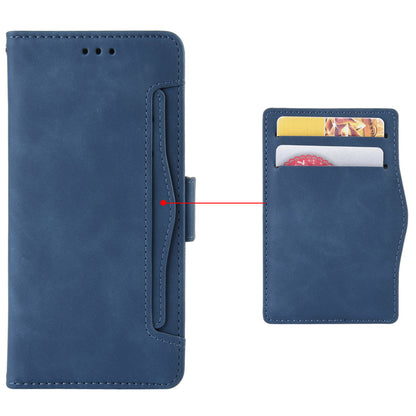 For Huawei nova Y70 4G/nova Y70 Plus 4G Anti-wear PU Leather Case Wallet Stand Anti-shock Phone Cover with Multiple Card Slots
