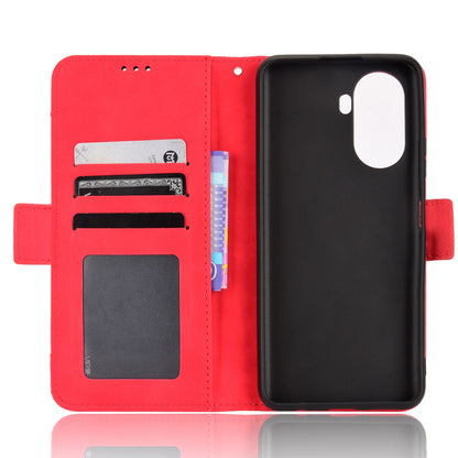 For Huawei nova Y70 4G/nova Y70 Plus 4G Anti-wear PU Leather Case Wallet Stand Anti-shock Phone Cover with Multiple Card Slots