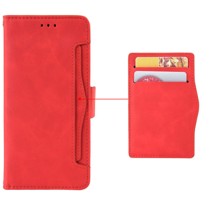For Huawei nova Y70 4G/nova Y70 Plus 4G Anti-wear PU Leather Case Wallet Stand Anti-shock Phone Cover with Multiple Card Slots