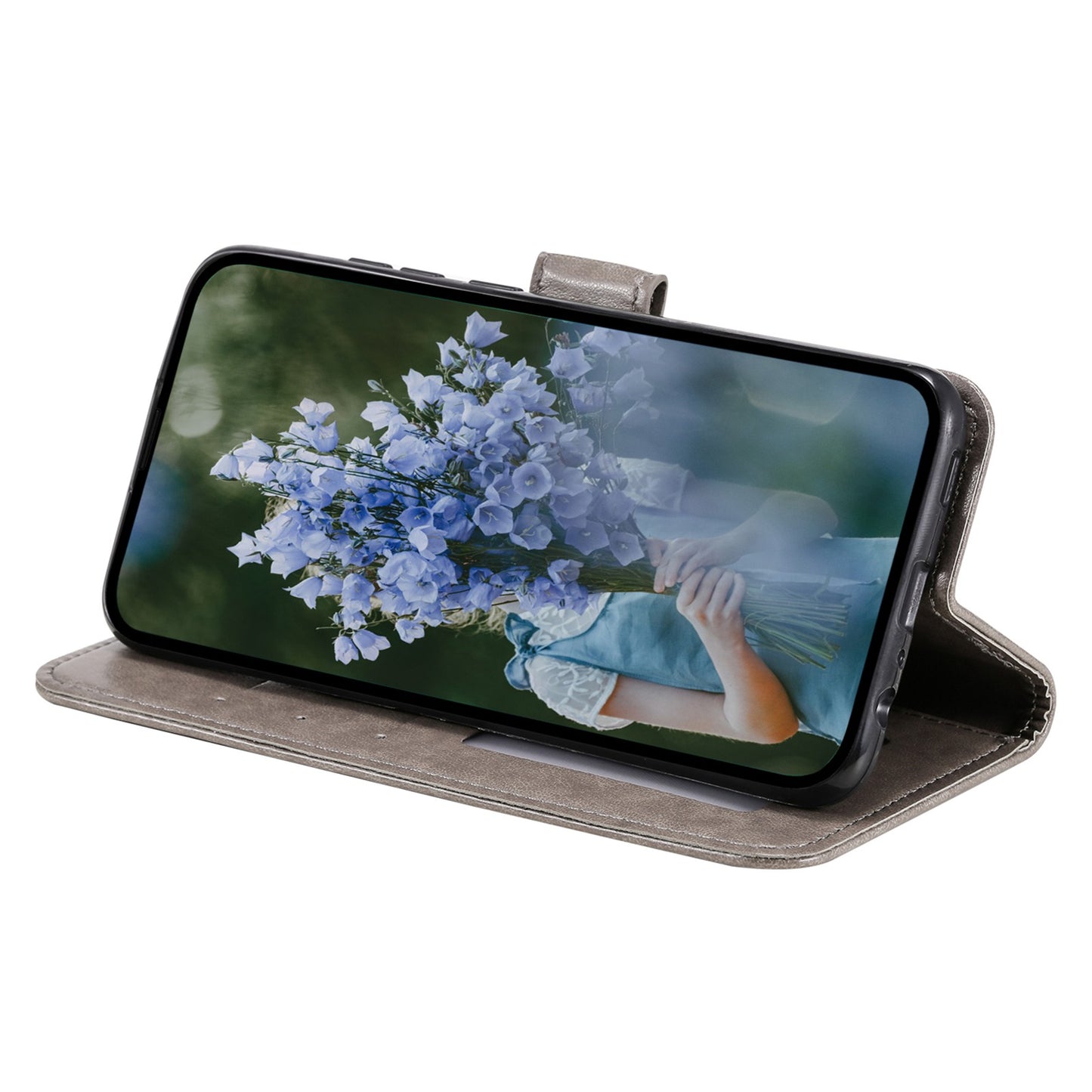 For Honor X30/X9 4G/5G Imprinted Mandala Flower Pattern Wrist Strap Wallet Case PU Leather Stand Feature Flip Cover
