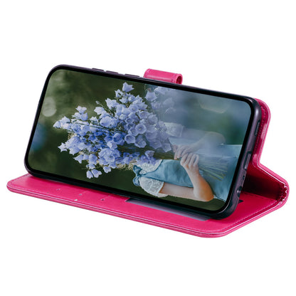 For Honor X30/X9 4G/5G Imprinted Mandala Flower Pattern Wrist Strap Wallet Case PU Leather Stand Feature Flip Cover